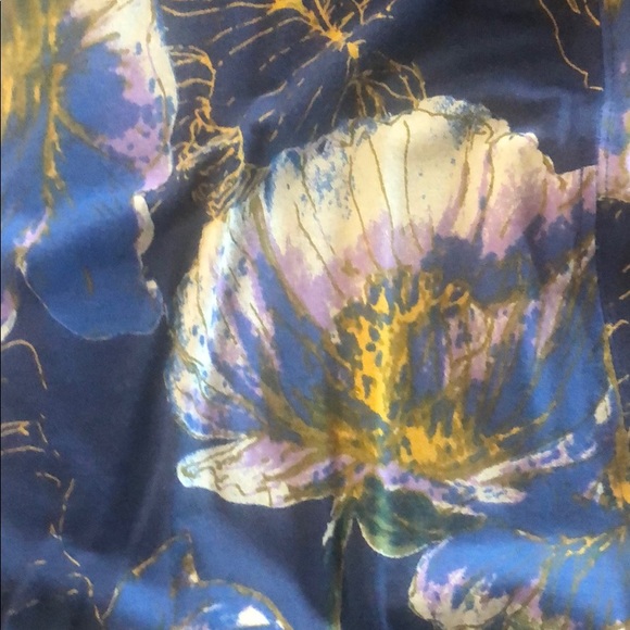 Free People Navy Combo Top with Bell Sleeves - Picture 4 of 4